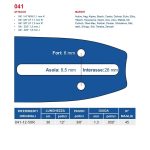 Barra per motosega Maya passo 3-8 spessore 1.3 mm da 45 maglie