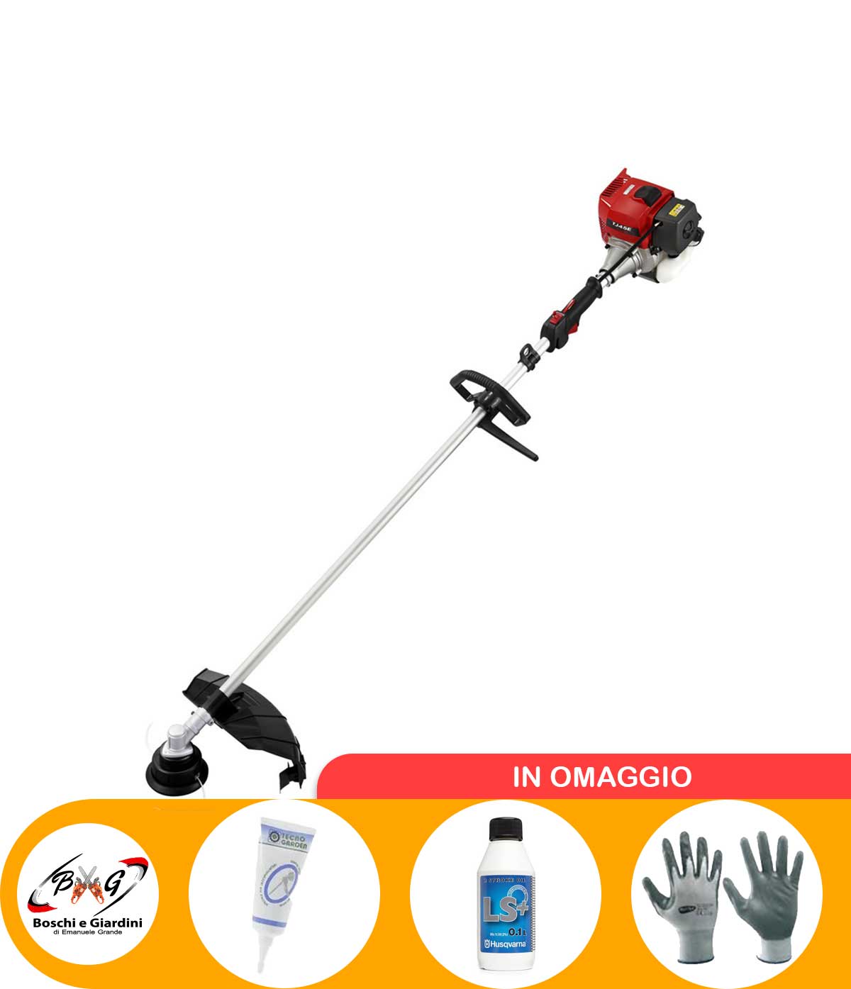Decespugliatore-a-scoppio-professionale-TJ53-E-con-cilindrata-53.2-cc Decespugliatore a scoppio professionale TJ53 E con cilindrata 53.2 cc - immagine 1