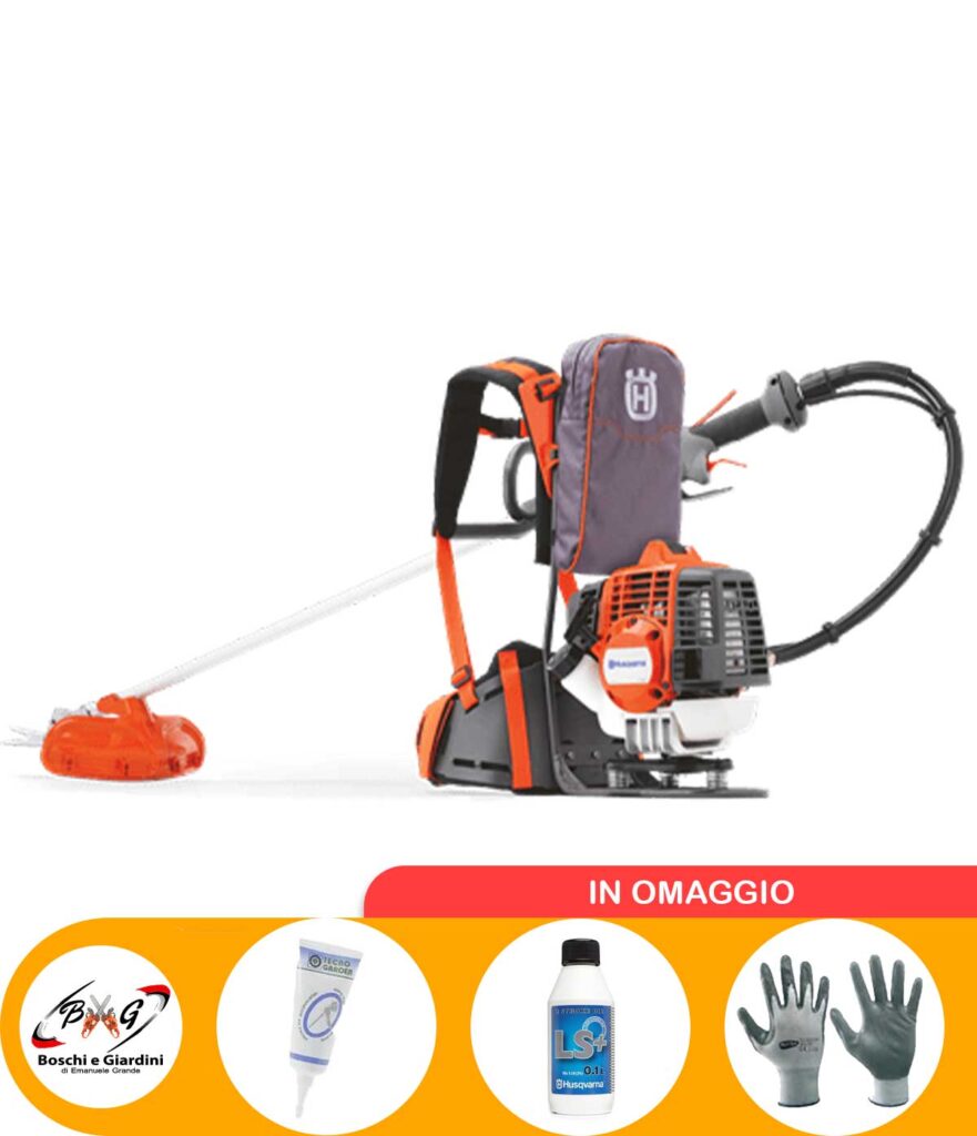 Decespugliatore a zaino Husqvarna 553RBX con cilindrata da 50.6 cc
