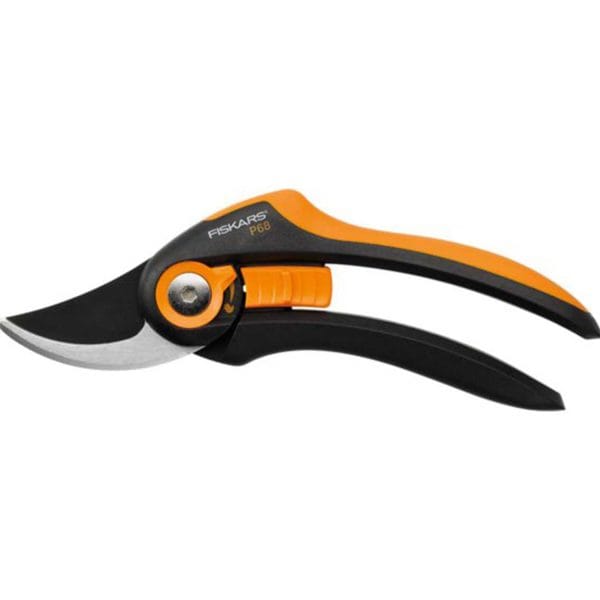 Forbice da potatura ByPass Fiskars P68 con diametro di taglio da 24 mm e apertura regolabile