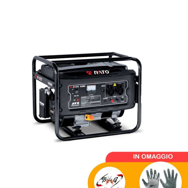 Generatore di corrente R3800 da 3.1 kW con motore a benzina 4 tempi