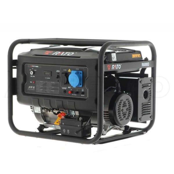 Generatore di corrente Rato R6000 AVR da 6 kW con cilindrata da 420 cc