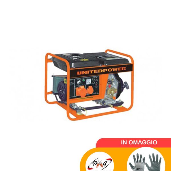 Generatore di corrente Trifase DG5500TAE Diesel con cilindrata 418 cc