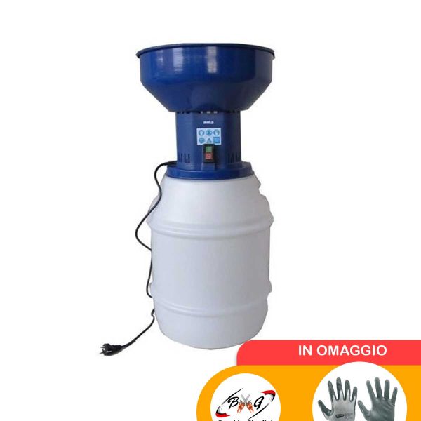 Molino Elettrico Valgarden per macinare cereali + 4 setacci e bidone di raccolta
