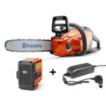 Motosega a batteria Husqvarna 120i + Batteria BLi10 e caricabatterie QC80
