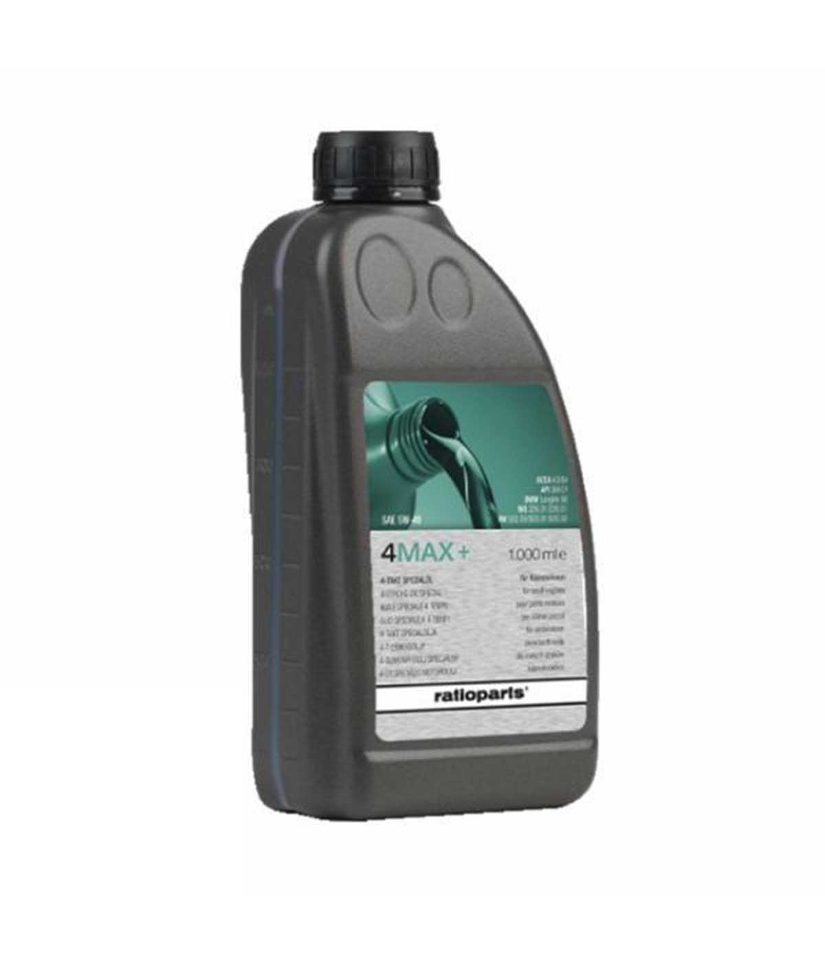 Olio-Sae30-per-motori-4-tempi-da-600-ml-2 Olio Ratioparts 4MAX Olio motore SAE30-HD motori 4 tempi 600ml - immagine 1