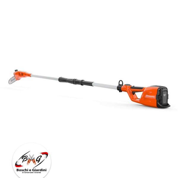 Potatore Husqvarna 115iPT4 a batteria con asta telescopica fino a 4 mt