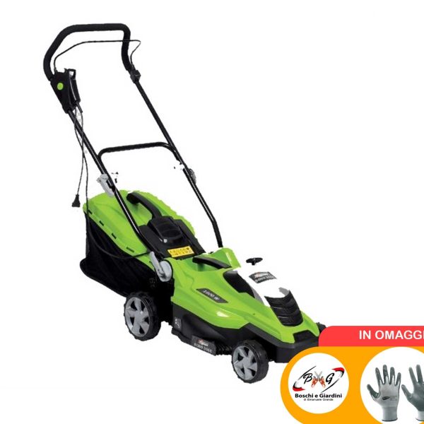 Rasaerba elettrico Bobo 366E con scarico posteriore e larghezza di taglio 36 cm