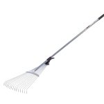 Rastrello con manico regolabile da giardino Brixo con 15 denti