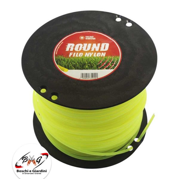 Rotolo filo da 2Kg-210 mt Giallo diametro 3.3 mm tondo