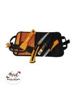 Set da campeggio e falò Fiskars compreso di accetta coltello con affilalama e seghetto