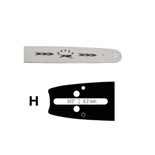 Barra per Motosega Errezeta Passo .325 Spessore 1.5 mm 66 Maglie - Cod. 352116