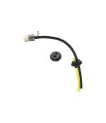 Gommino passatubi a 2 fori decespugliatori Kasei diametro 21.8 mm tubi 4.5/6 mm - immagine 2