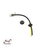 Gommino passatubi a 2 fori decespugliatori Kasei diametro 21.8 mm tubi 4.5/6 mm