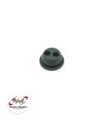 Gommino passatubi a 2 fori per decespugliatori con sede diametro da 14.8 mm