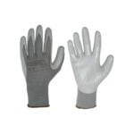 Guanti da lavoro in nylon/nitrile grigio GS110
