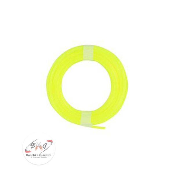 Filo per decespugliatore quadrato da 15 mt da diametro 3.0 mm