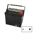 Batteria per trattorino 12V 24Ah polo lato Positivo DX