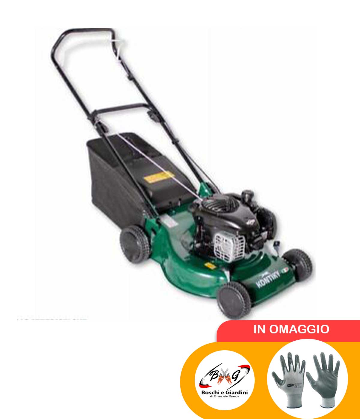 Rasaerba-Kontiky-a-spinta-con-motore-Briggs-&-Stratton-da-125cc Rasaerba Kontiky a spinta con motore Briggs & Stratton da 125cc - immagine 1