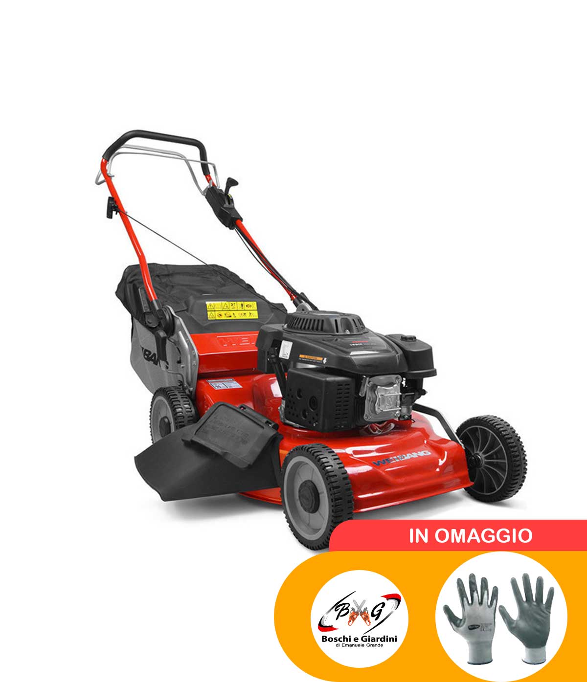 Rasaerba-Weibang-trazionata-con-funzione-3-in-1-e-taglio-da-53-cm Rasaerba Weibang trazionata con funzione 3 in 1 e taglio da 53 cm - immagine 1