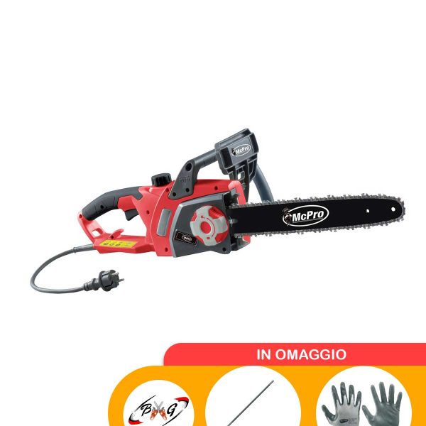 Elettrosega McPro 2400 Watt con catena 56 maglie passo 3-8