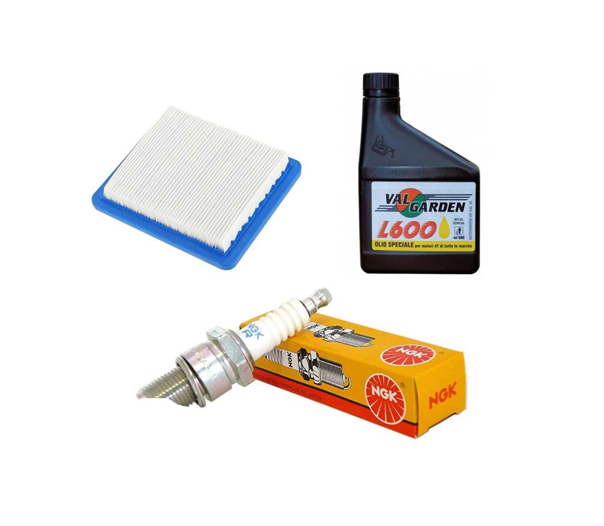 Kit tagliando manutenzione rasaerba motore Briggs & Stratton 6 HP - immagine 2