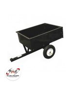 Carrello per trattorini tagliaerba ribaltabile con portata massima di 180 Kg