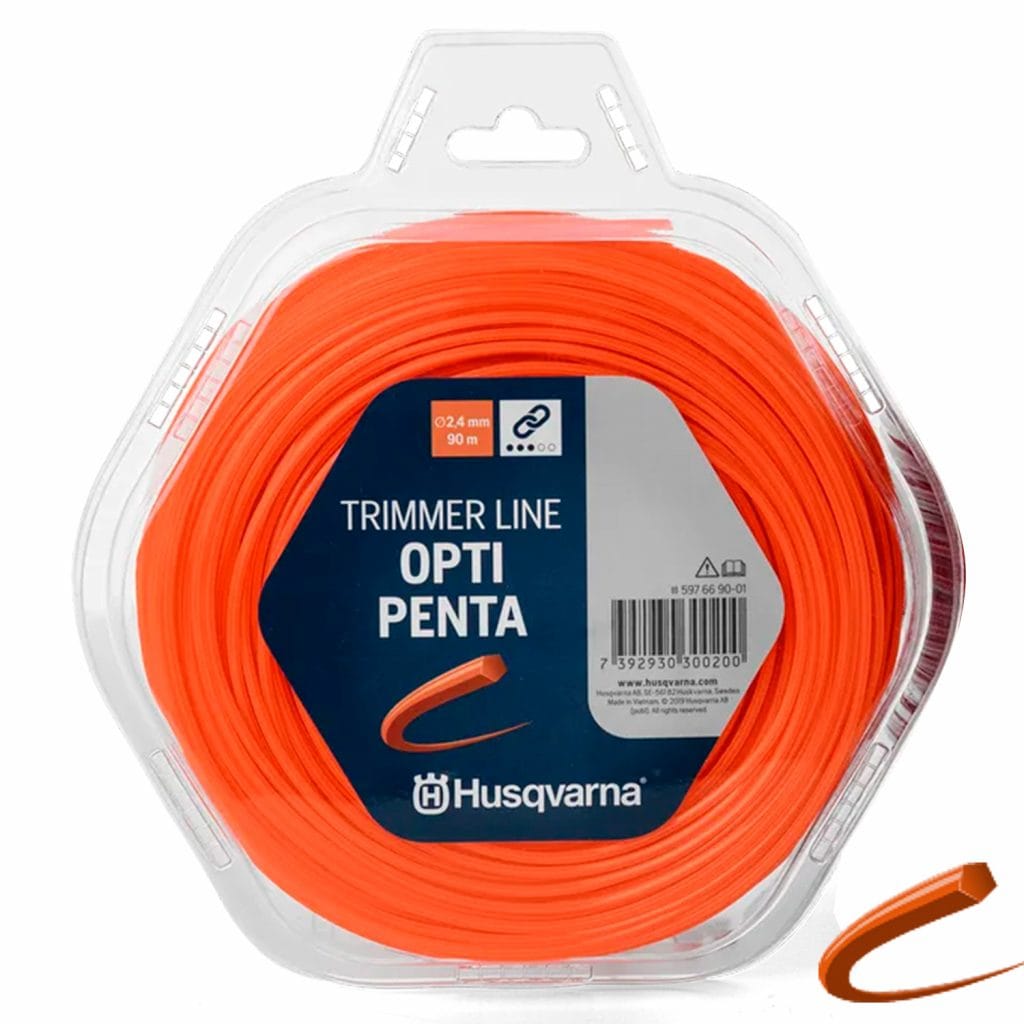 Filo Per Decespugliatore Husqvarna 2,7 Mm X 70 M – Diametro Arancione/Traslucido, Resistente E Durevole, Per Taglio Erba E Bordi, Compatibile Con La Maggior Parte Dei Modelli