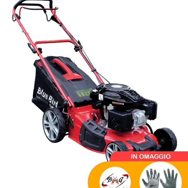 Rasaerba Blue Bird Taurus L51TI con cilindrata da 196cc e 3 metodi di taglio