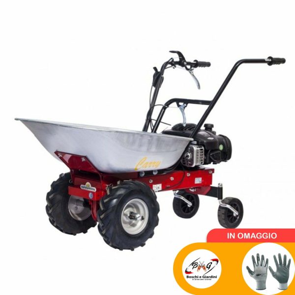 Motocarriola Eurosystems Carry Ral300 con motore B&S 450E - vasca ribaltabile