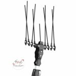 Abbacchiatore Minelli Olivgreen 500Plus con asta telescopica e cavo da 15 Mt