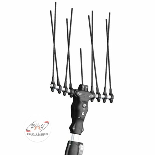 Abbacchiatore Minelli Olivgreen 500Plus con asta telescopica e cavo da 15 Mt