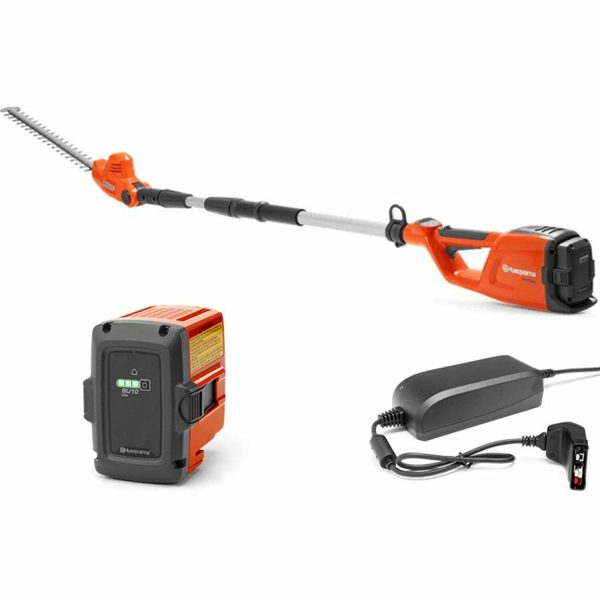 Tagliasiepe telescopico a batteria 120iTK4-H Husqvarna + batteria e caricabatteria