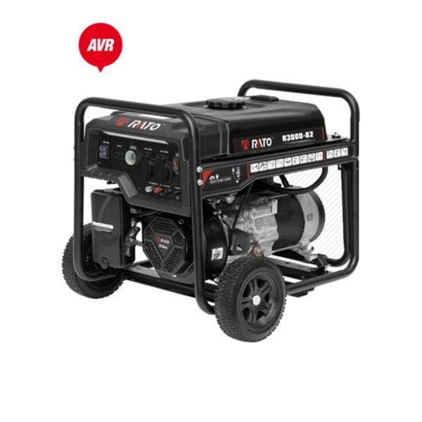Generatore Multipower R3000-B2 da 3,3 Kw con AVR e kit Trolley