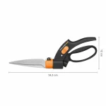 Forbice erba Fiskars GS42 Servo-System anti-inceppo lame in acciaio inossidabile - immagine 2