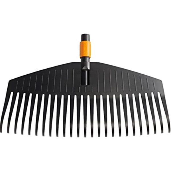 Scopa per foglie Fiskars QuikFit con 25 denti flessibili in materiale plastico PBT