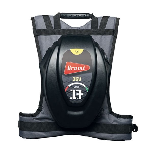 Batteria Brumi a Litio 36V 17AH Li-Ion per abbacchiatore Zenit e potatore Arbo