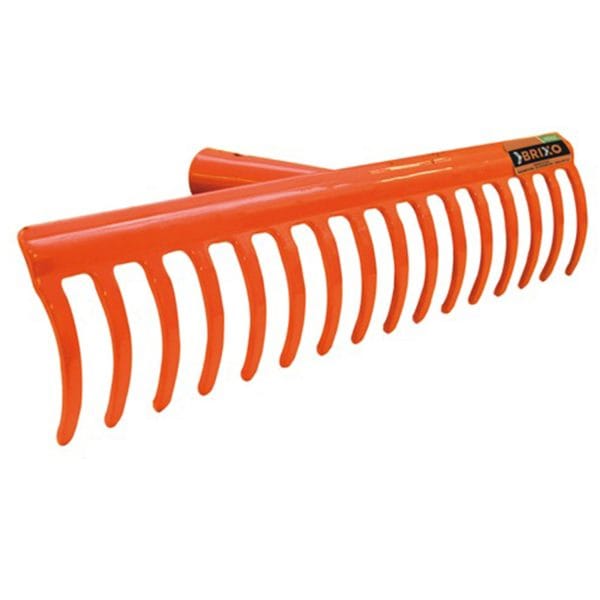 Rastrello da giardinaggio Brixo da 18 denti senza manico