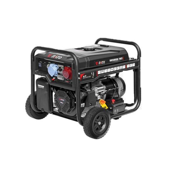 Generatore Rato R8500 da 8,5 KVA e 400V con trolley per spostamento facilitato