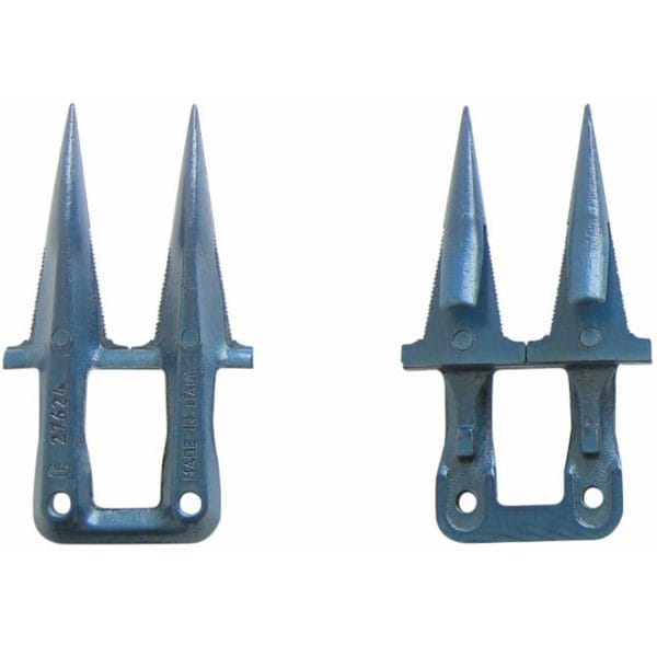 Dente doppio semifitto per motofalciatrice-interasse 50 mm