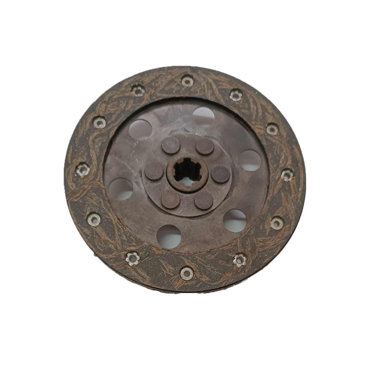 Disco frizione motozappa ERREPPI 140mm con 6 denti-distanza denti 17x14 mm - immagine 2