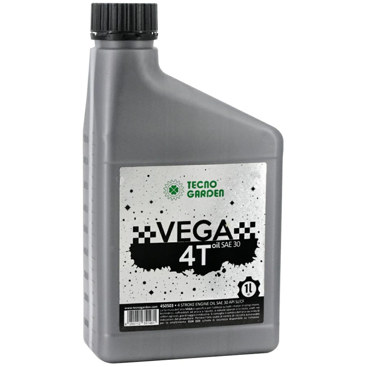 Olio-Vega-4T-SAE30-da-1-Lt-per-rasaerba-trattorini-motocompressori Olio Vega 4T SAE30 da 1 Lt per rasaerba trattorini motocompressori - immagine 1