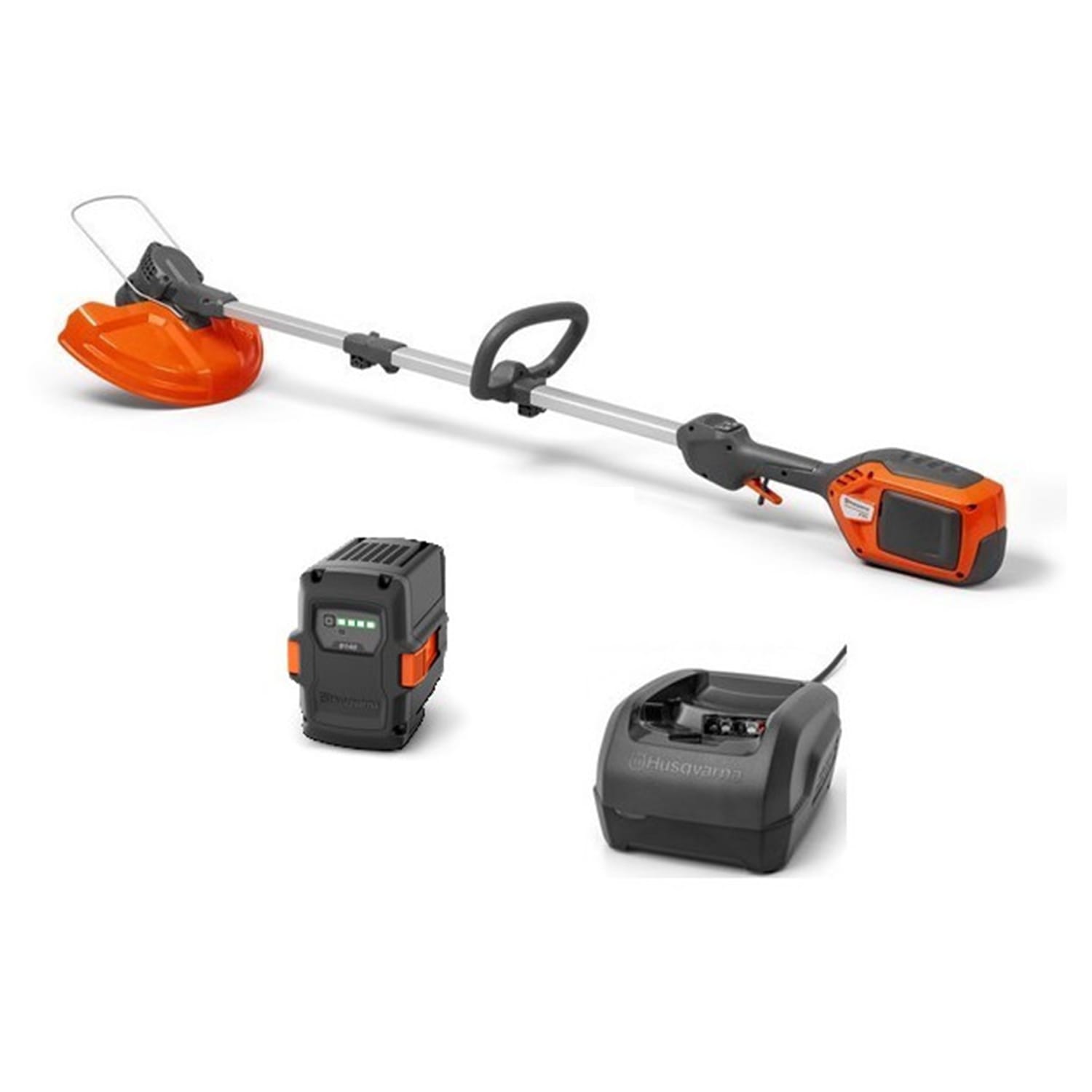 Decespugliatore-Husqvarna-a-batteria-215iL-con-batteria-e-caricabatteria Decespugliatore Husqvarna a batteria 215iL con batteria e caricabatteria - immagine 1