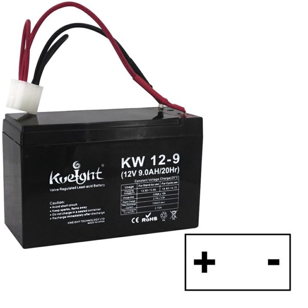 Batteria per trattorini tagliaerba da 9Ah-12V