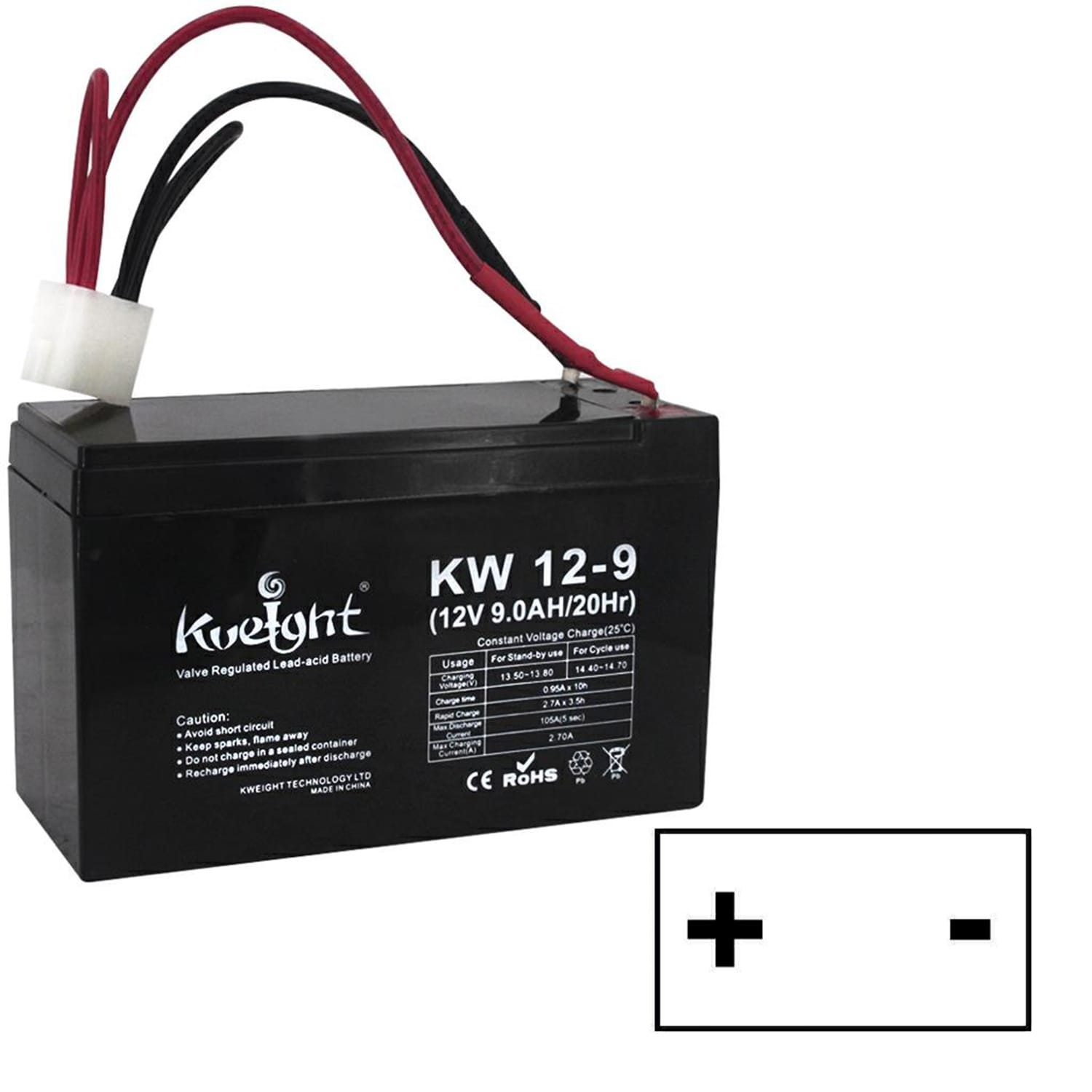 Batteria-per-trattorini-tagliaerba-da-9Ah-12V Batteria per trattorini tagliaerba da 9Ah-12V - immagine 1