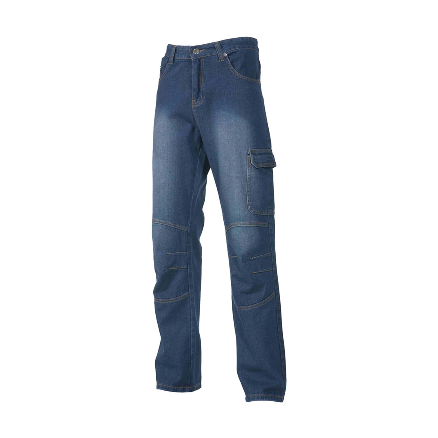Pantalone-Jeans-Stretch-Logica-da-lavoro-con-tasca Pantalone Jeans Stretch Logica da lavoro con tasca - immagine 1