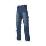 Pantalone Jeans Stretch da Lavoro Logica SPRINT/BOX con Tascone e Ginocchiere Rinforzate - Cod. SPRINT/BOX