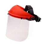Maschera regolabile per decespugliatore con visiera in plastica