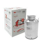 Fusto 50 Lt Inox Aggraffato Originale Contenitore Alimentare con Valvolina di Sfiato - Cod. 5240050 - Dettaglio 3
