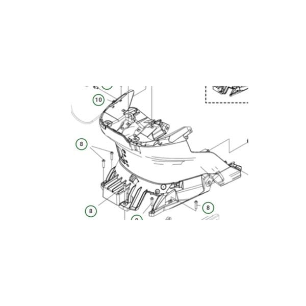 Cover originale Husqvarna per trattorino TC114-TS112-TC112-TS114